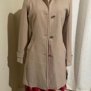 Beige overcoat